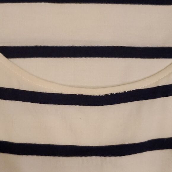 Lovers + Friends sweet surrender bodycon white and navy blue dress - Picture 9 of 15